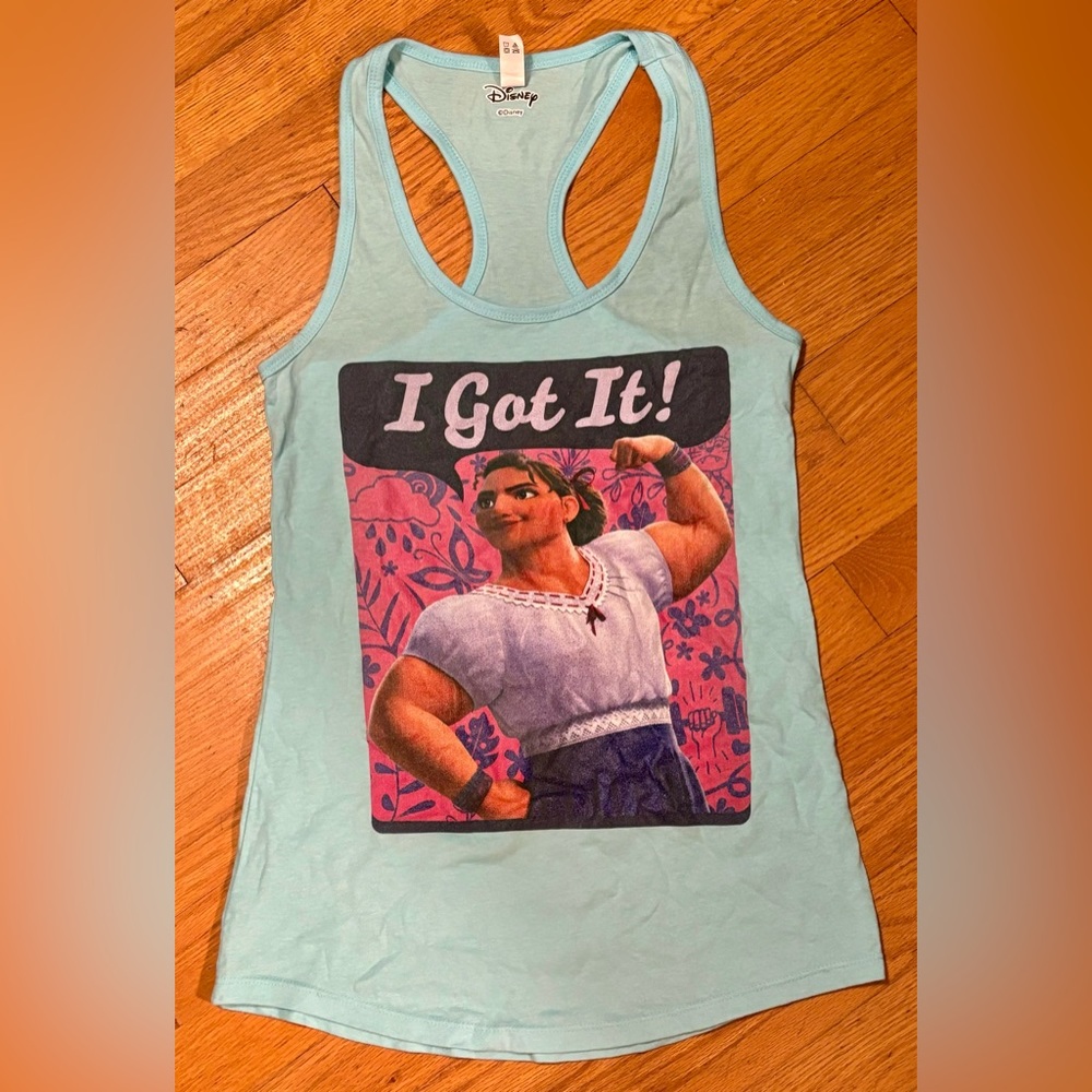 Women’s Disney Encanto (Luisa) Racerback Tank Top, Size XS